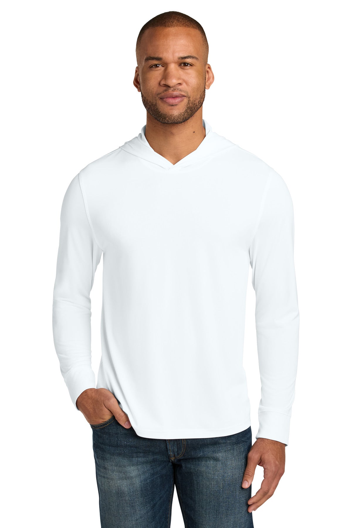 CornerStone Workwear Pro Long Sleeve Hooded Tee CS440LSH - EMBROIDERED