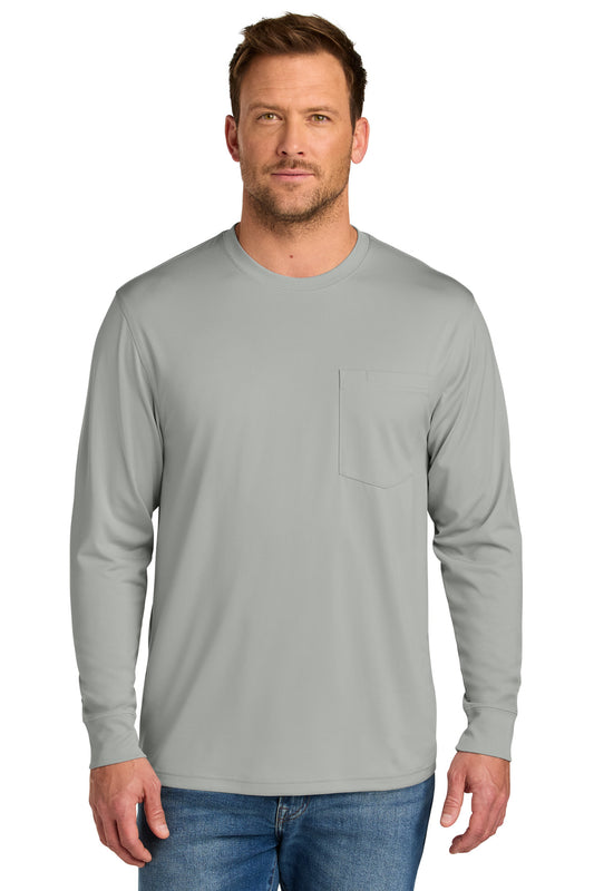 CornerStone Workwear Pro Long Sleeve Pocket Tee CS440LSP - EMBROIDERED