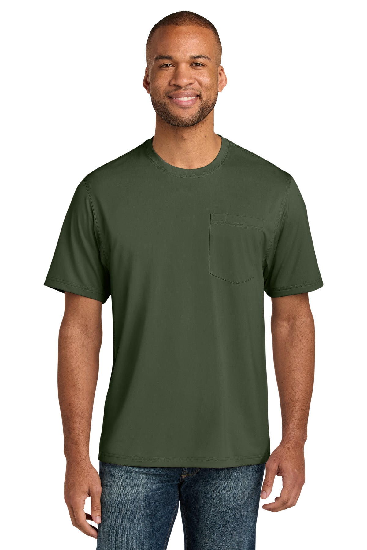 CornerStone Workwear Pro Short Sleeve Pocket Tee CS440P - EMBROIDERED
