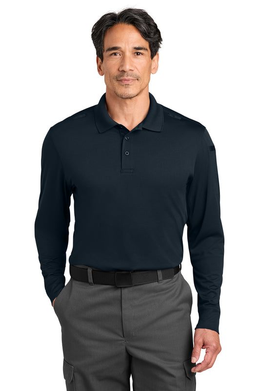 CornerStone Workwear Pro Tactical Long Sleeve Polo CS452LS - EMBROIDERED