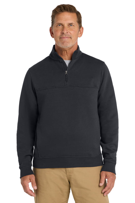 CornerStone 1/2-Zip Job Shirt. CS626 - EMBROIDERED