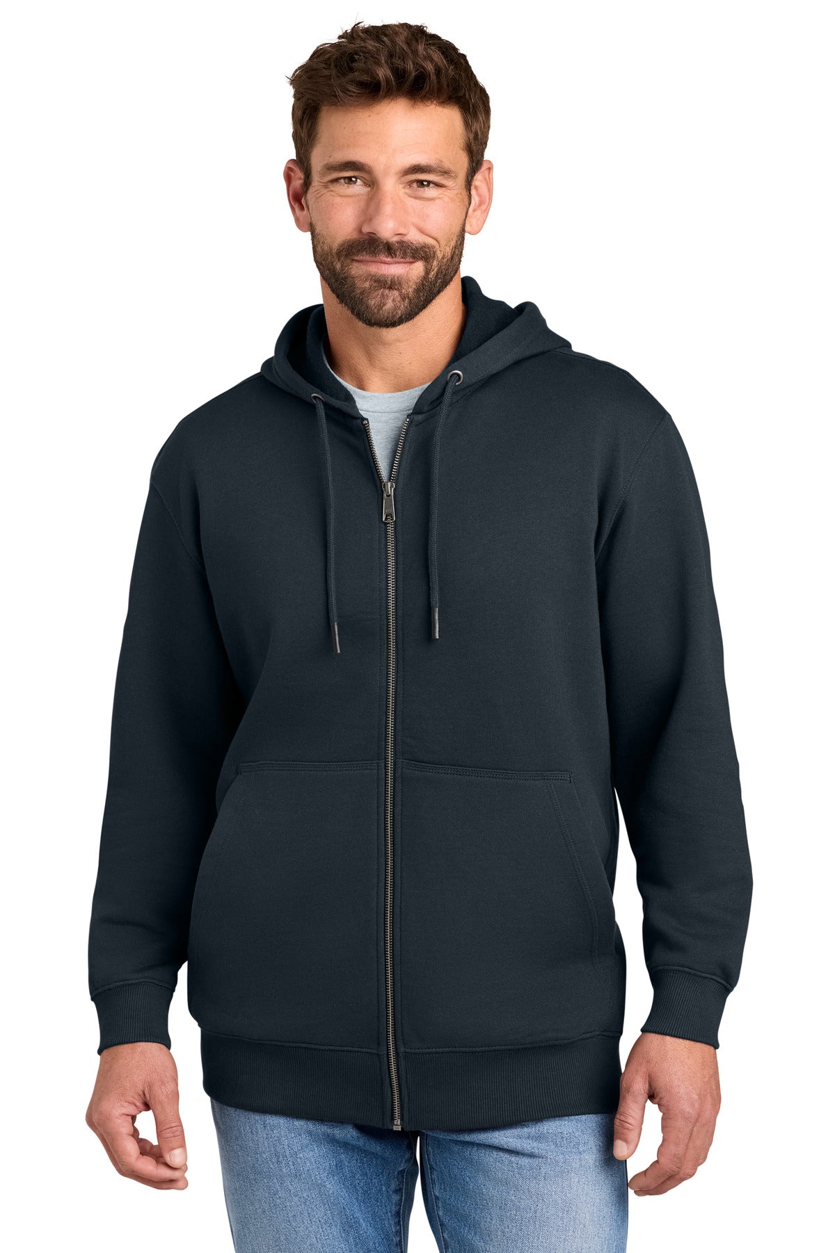 CornerStone Tough Fleece Full-Zip Hoodie CSF631 - EMBROIDERED