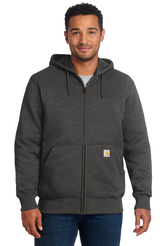 Carhartt Rain Defender Paxton Heavyweight Hooded Zip-Front Sweatshirt. CT100614 - EMBROIDERED
