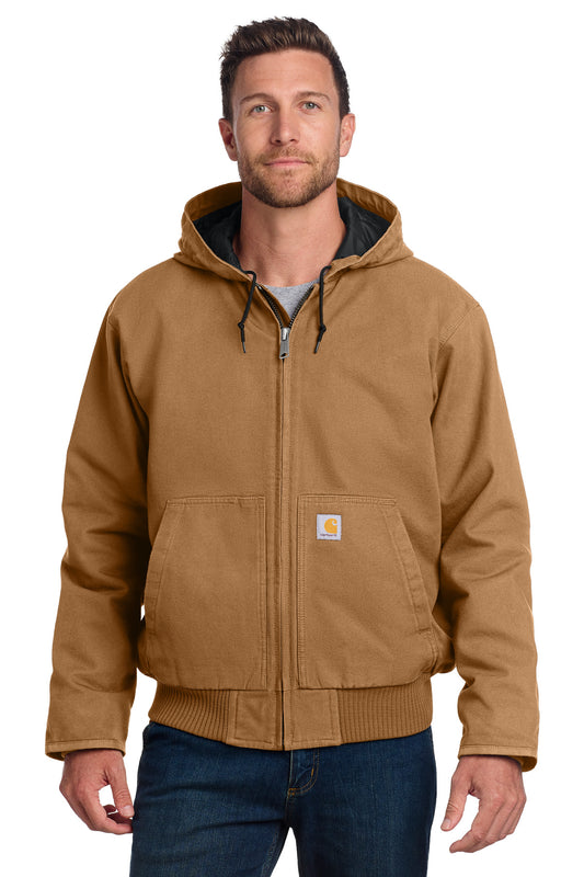 Carhartt Washed Duck Active Jac. CT104050 - EMBROIDERED
