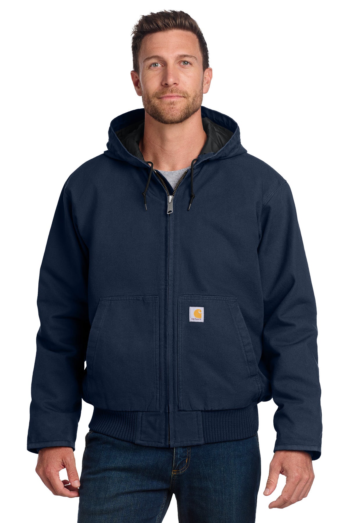 Carhartt Washed Duck Active Jac. CT104050 - EMBROIDERED