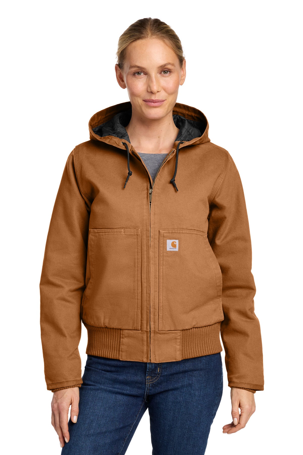 Carhartt Women's Washed Duck Active Jac. CT104053 - EMBROIDERED