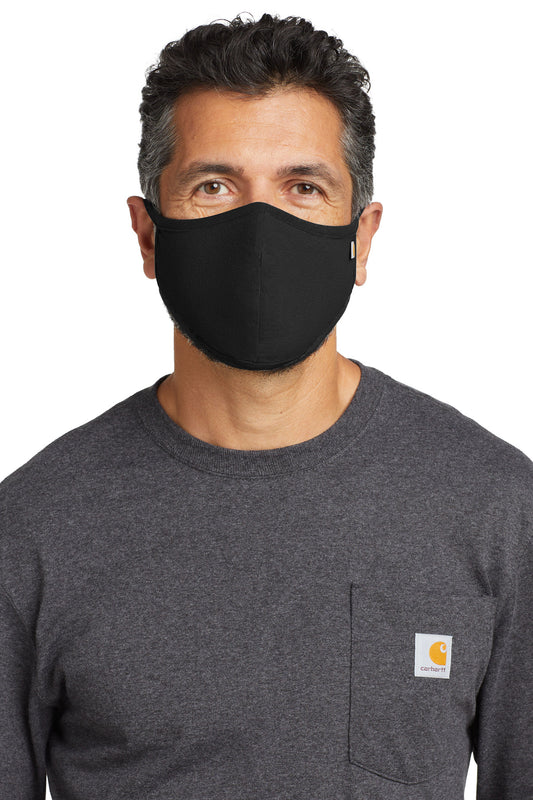 Carhartt Cotton Ear Loop Face Mask (3 pack) CT105160 - EMBROIDERED
