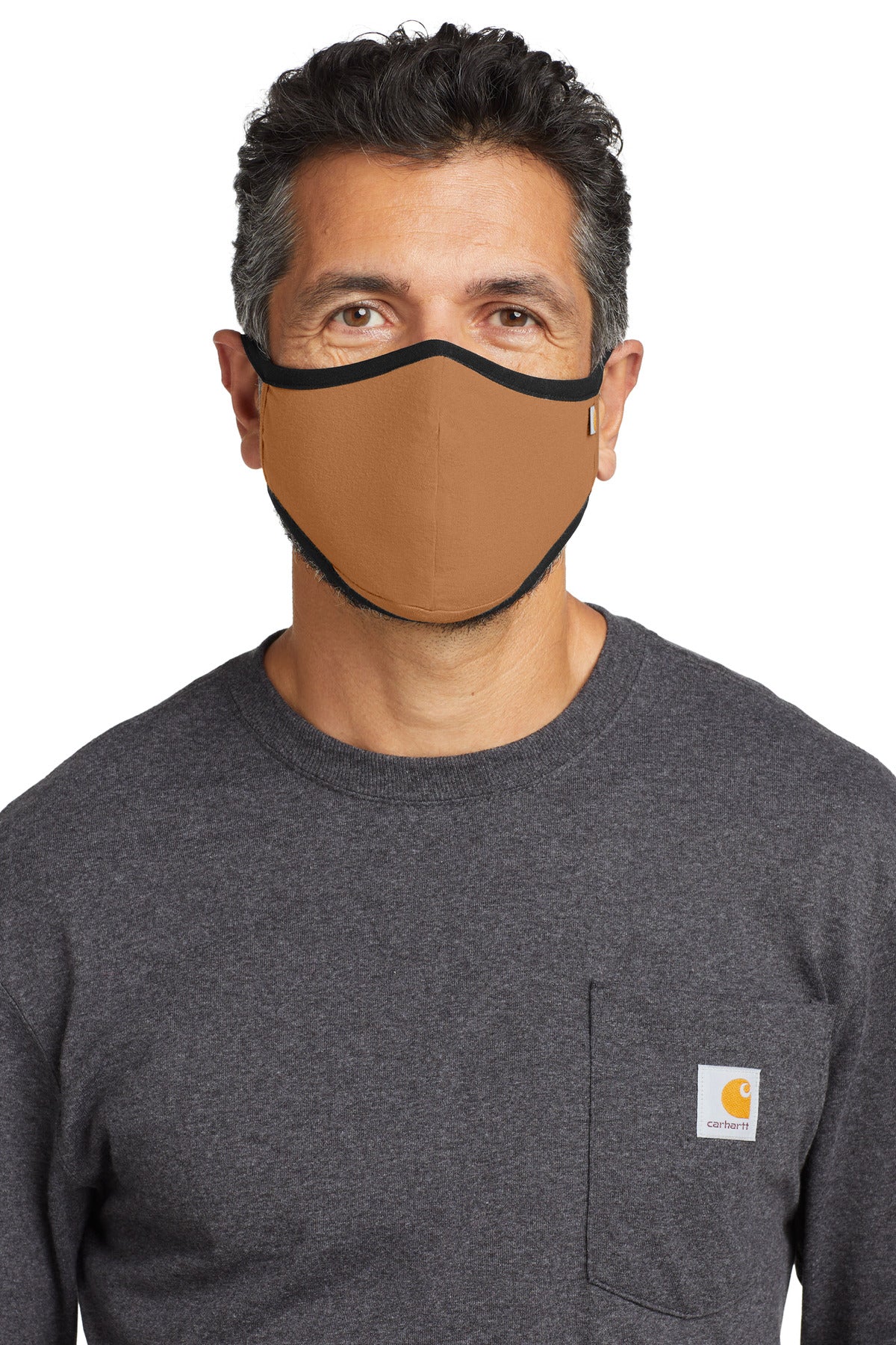 Carhartt Cotton Ear Loop Face Mask (3 pack) CT105160 - EMBROIDERED