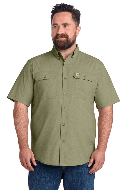 Carhartt Force Solid Short Sleeve Shirt CT105292 - EMBROIDERED