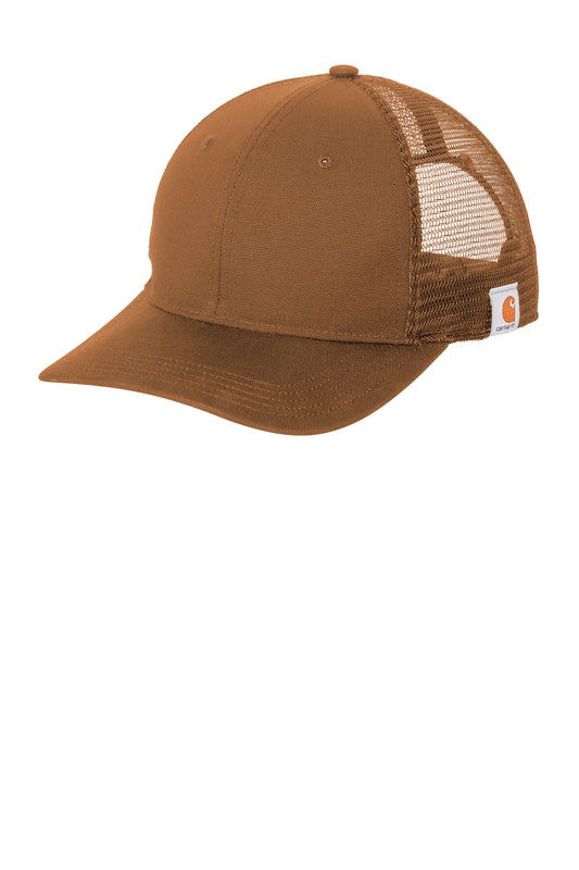 Carhartt Canvas Mesh Back Cap CT105298 - EMBROIDERED