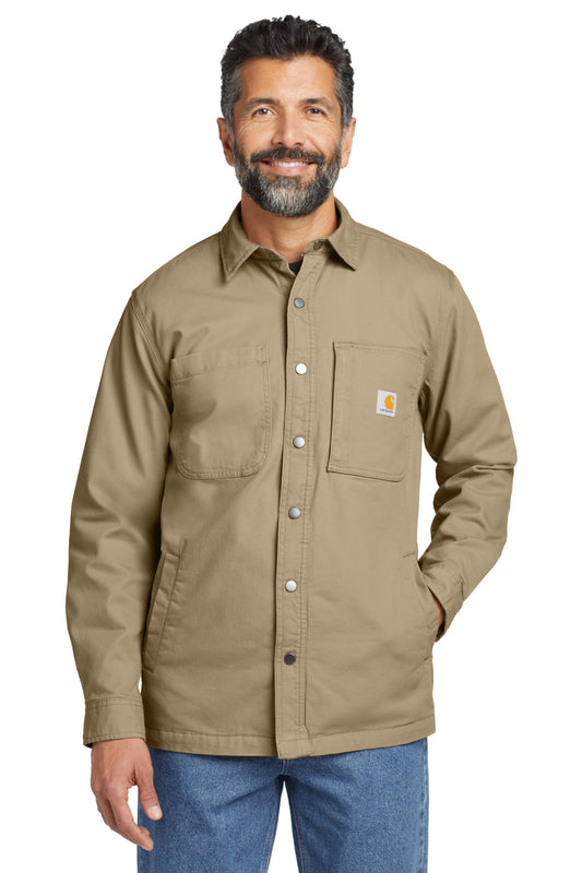 Carhartt Rugged Flex Fleece-Lined Shirt Jac CT105532 - EMBROIDERED