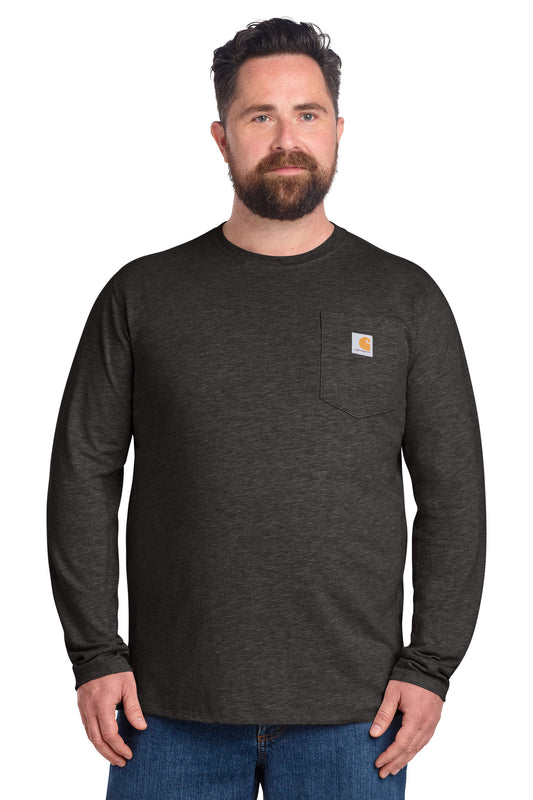 Carhartt Force Long Sleeve Pocket T-Shirt CT106656 - EMBROIDERED
