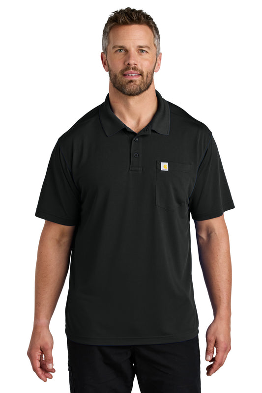 Carhartt Force Snag-Resistant Pocket Polo CT106880 - EMBROIDERED