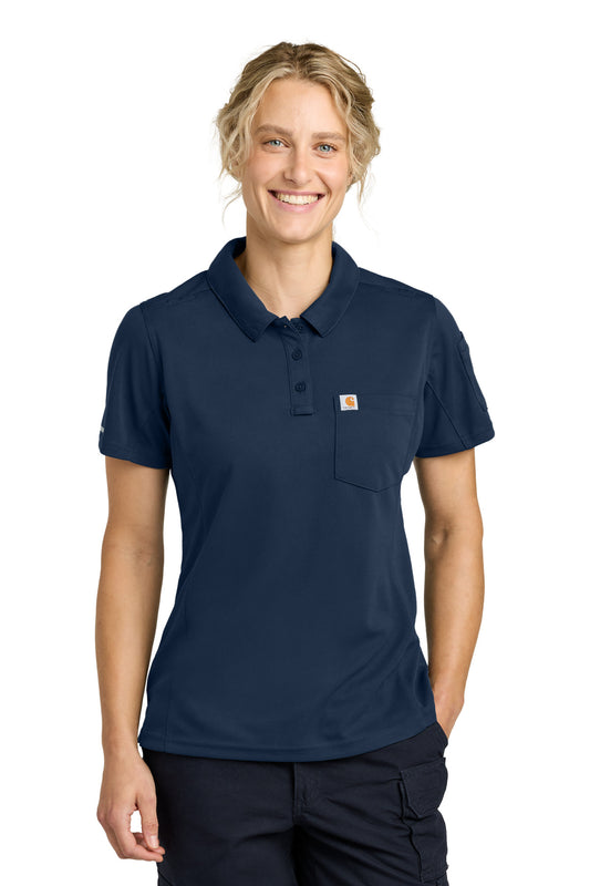 Carhartt Women's FLD & RSCU Polo CTC12119 - EMBROIDERED