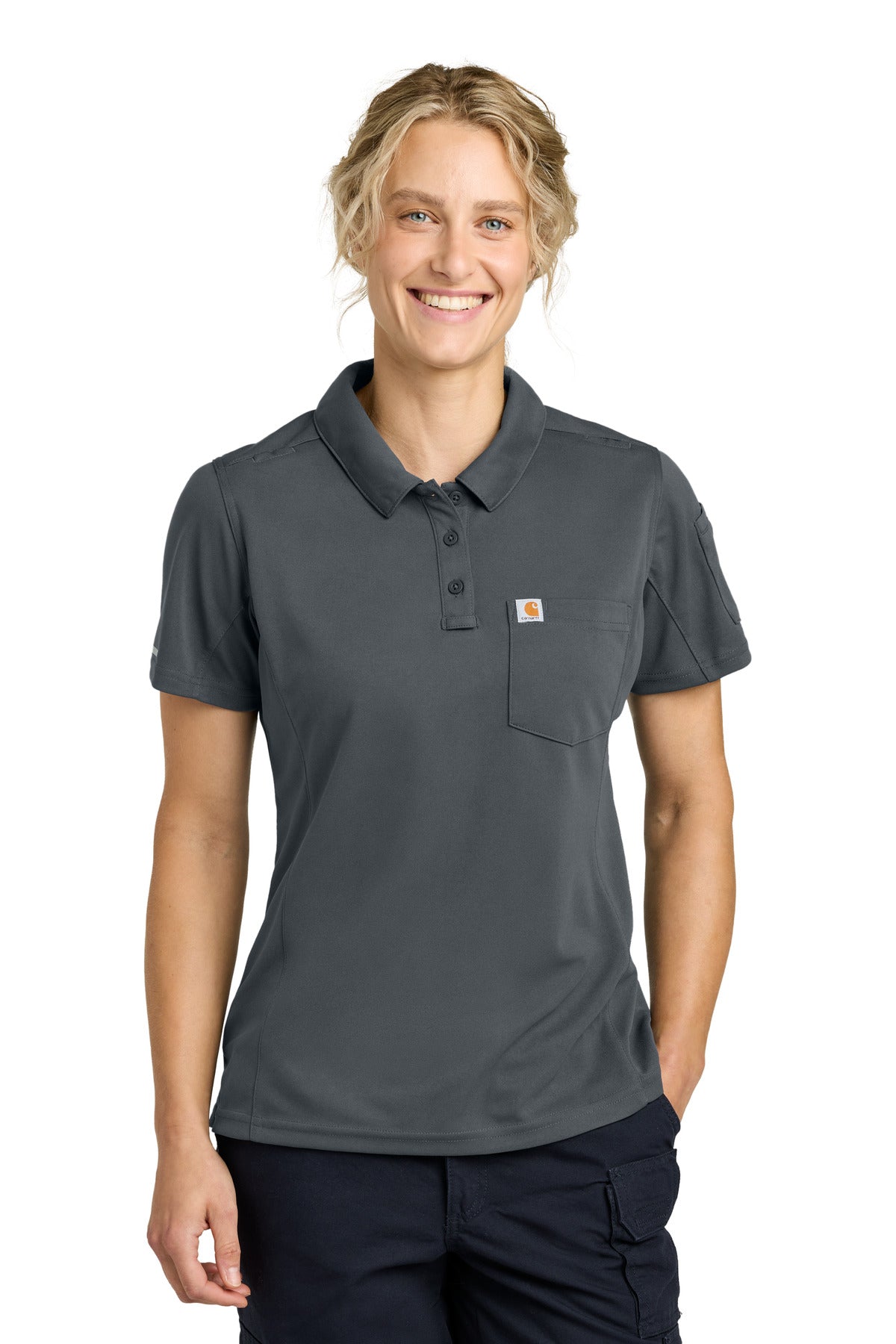 Carhartt Women's FLD & RSCU Polo CTC12119 - EMBROIDERED