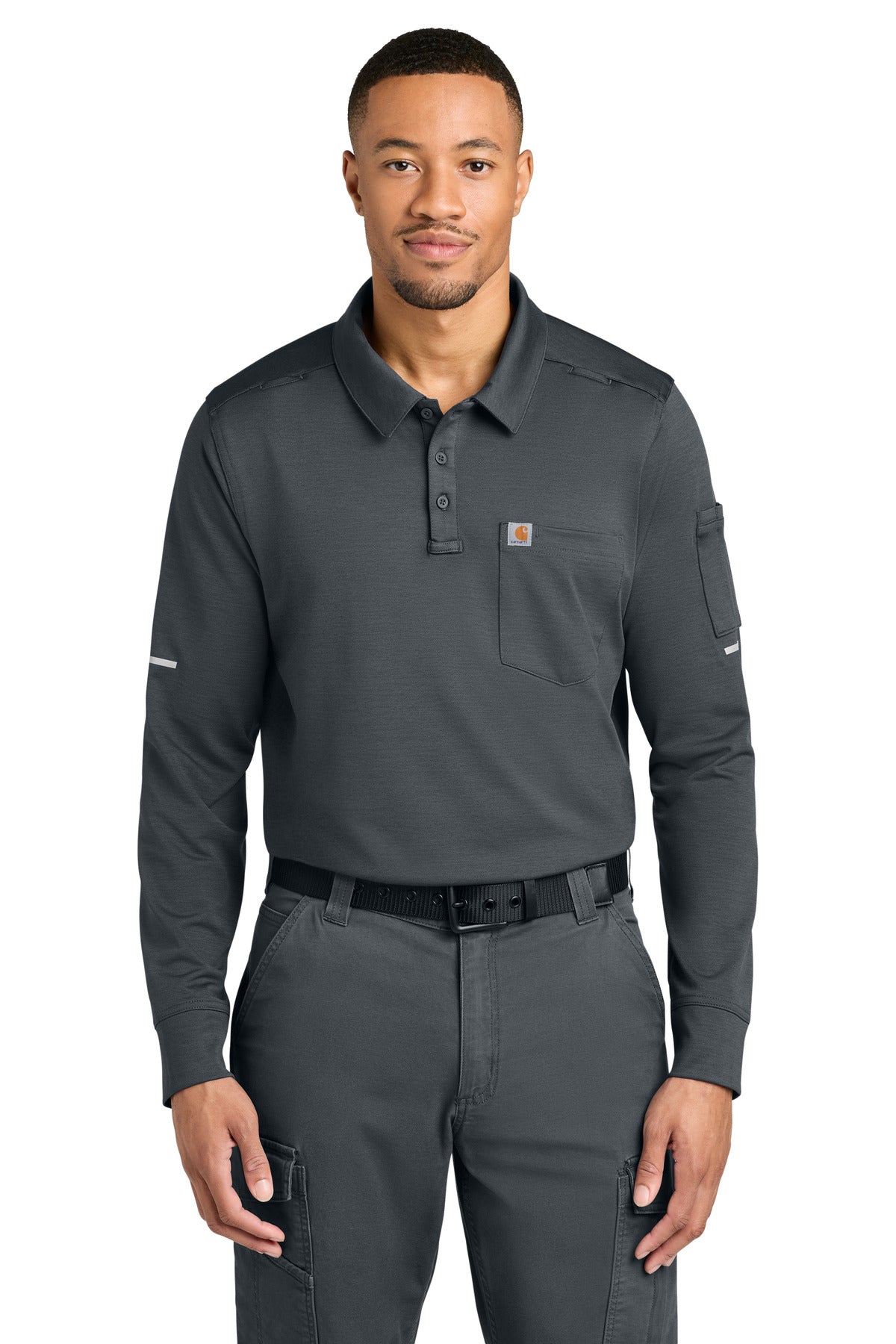 Carhartt FLD & RSCU Long Sleeve Polo CTC16129 - EMBROIDERED