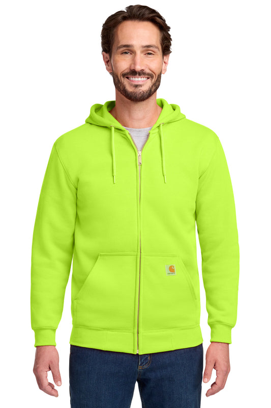 Carhartt Midweight Hooded Zip-Front Sweatshirt. CTK122 - EMBROIDERED