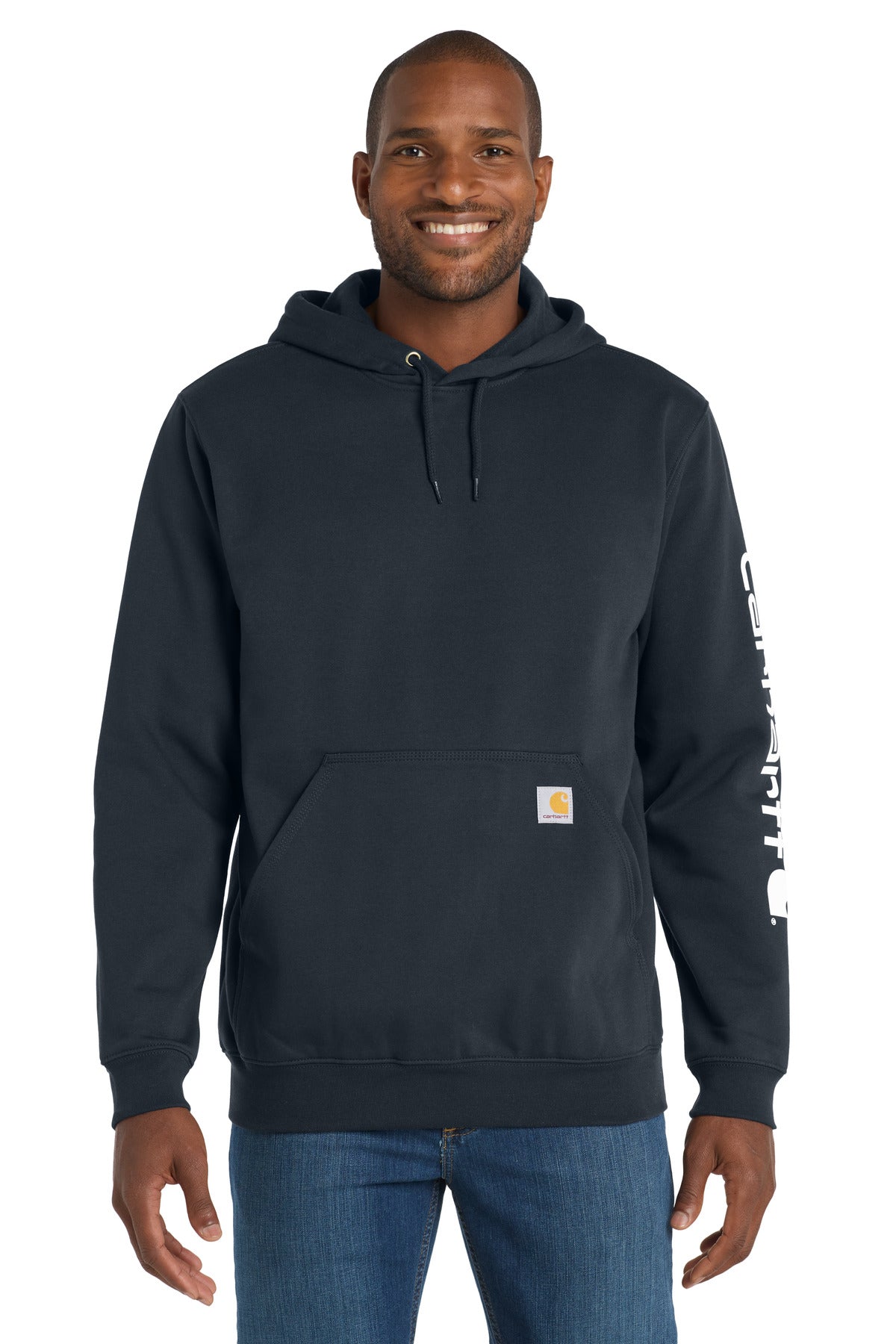 Carhartt Midweight Hooded Logo Sweatshirt CTK288 - EMBROIDERED