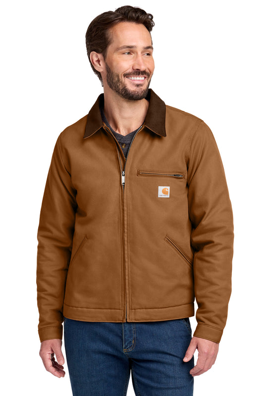 Carhartt Tall Duck Detroit Jacket CTT103828 - EMBROIDERED