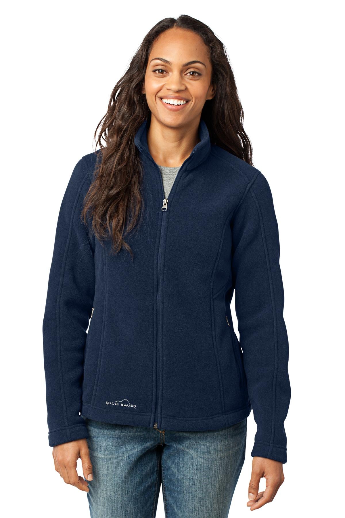 Eddie Bauer - Women's Full-Zip Fleece Jacket. EB201 - EMBROIDERED