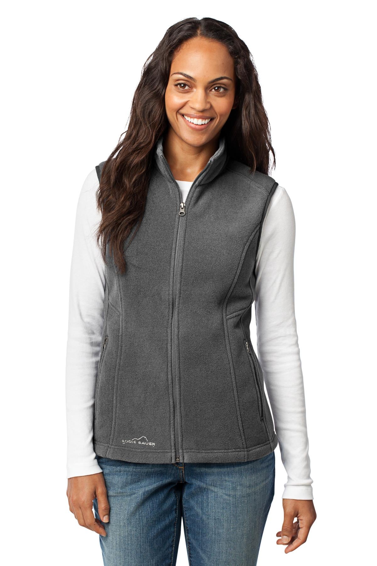 Eddie Bauer - Women's Fleece Vest. EB205 - EMBROIDERED