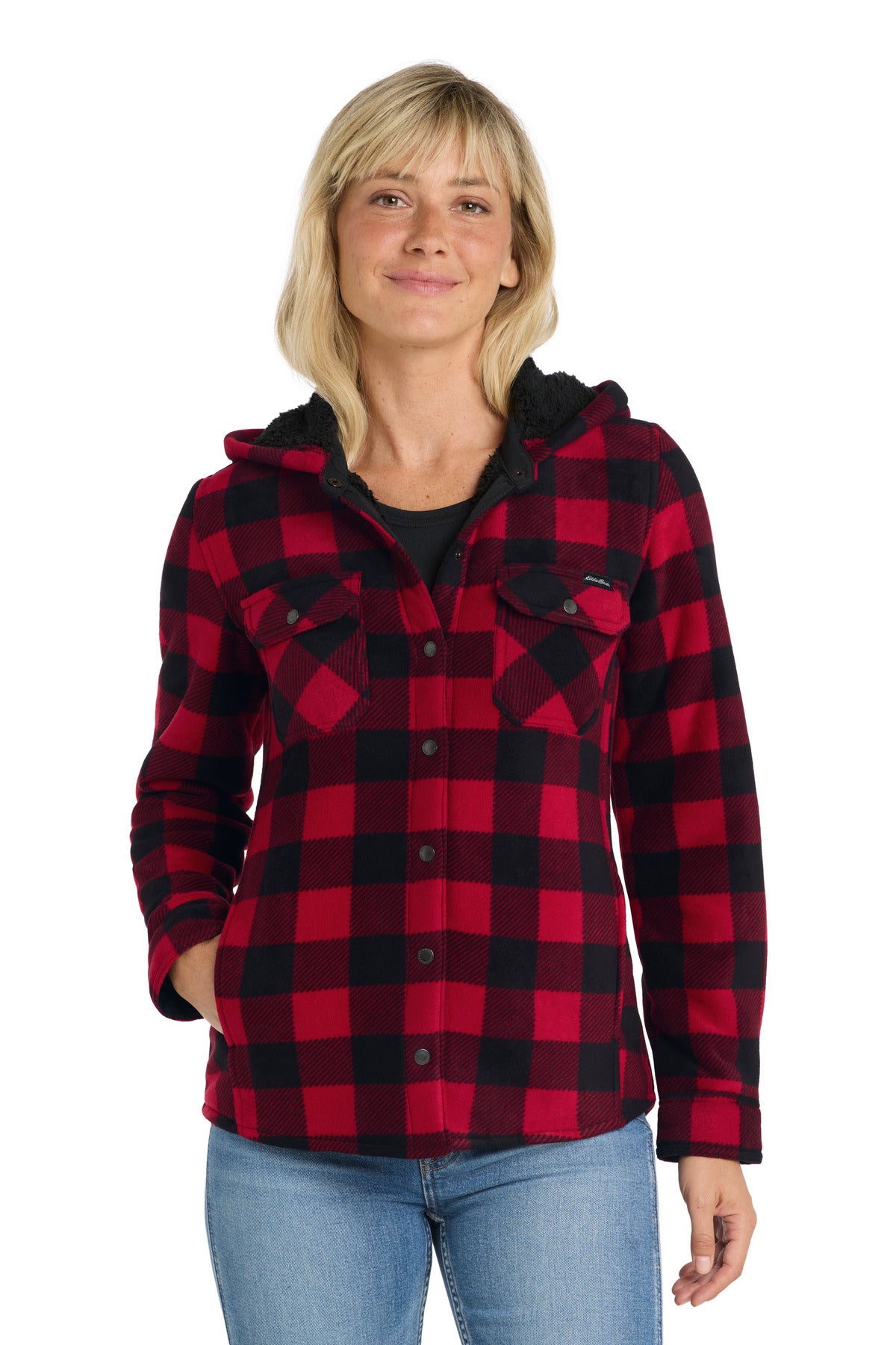 Eddie Bauer Women's Woodland Shirt Jac EB229 - EMBROIDERED