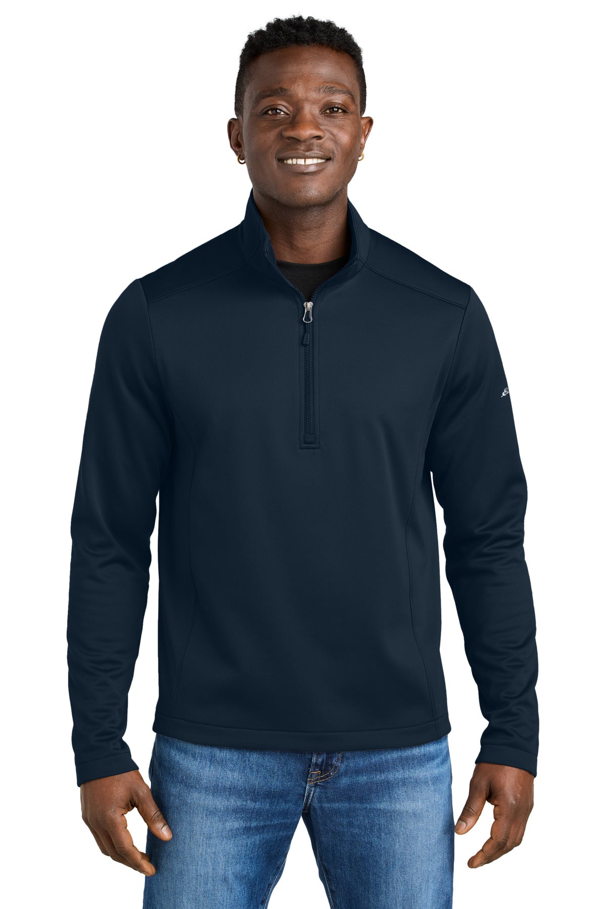 Eddie Bauer Smooth Mid Layer Fleece 1/2-Zip EB2360 - EMBROIDERED