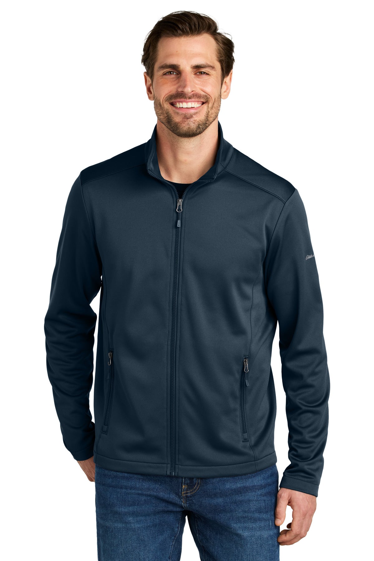 Eddie Bauer Smooth Mid Layer Fleece Full-Zip EB2460 - EMBROIDERED