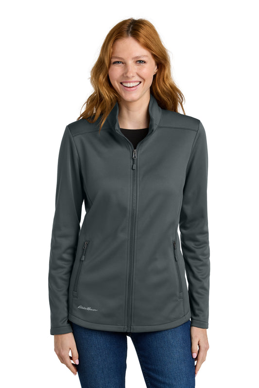 Eddie Bauer Women's Smooth Mid Layer Fleece Full-Zip EB2470 - EMBROIDERED