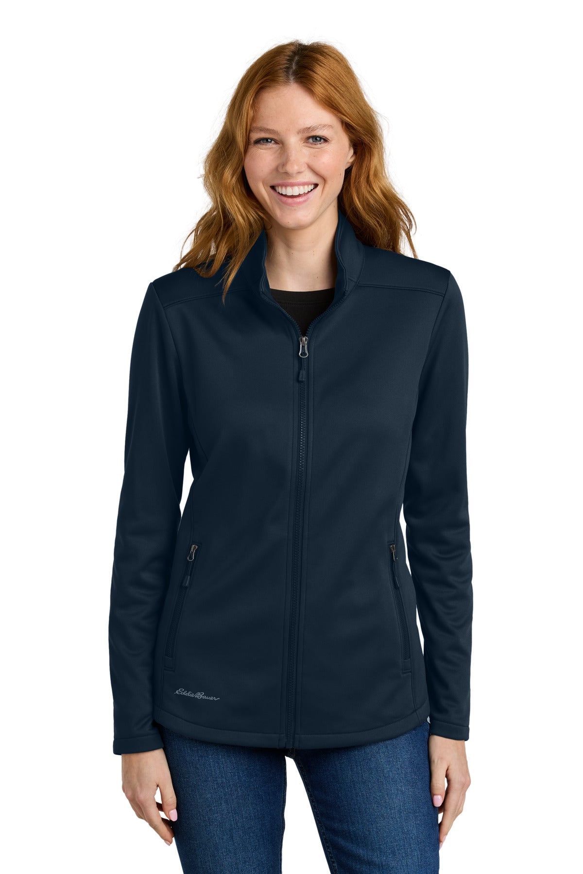 Eddie Bauer Women's Smooth Mid Layer Fleece Full-Zip EB2470 - EMBROIDERED