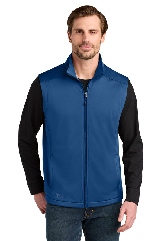 Eddie Bauer Smooth Mid Layer Fleece Vest EB2560 - EMBROIDERED