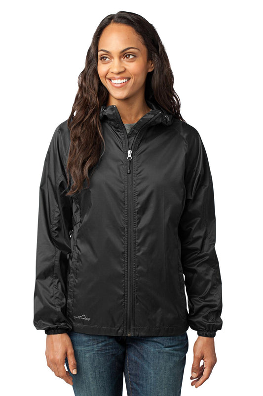 Eddie Bauer Women's Packable Wind Jacket. EB501 - EMBROIDERED