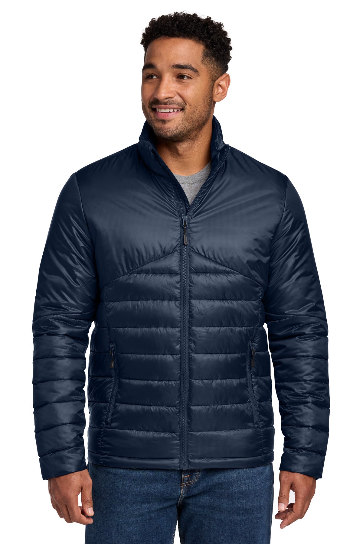 Eddie Bauer Quilted Jacket EB510 - EMBROIDERED