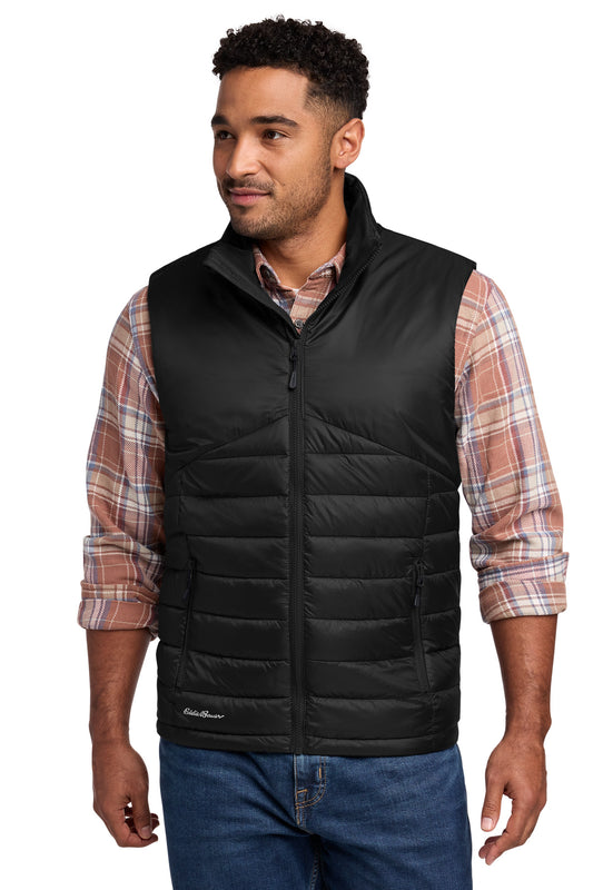 Eddie Bauer Quilted Vest EB512 - EMBROIDERED