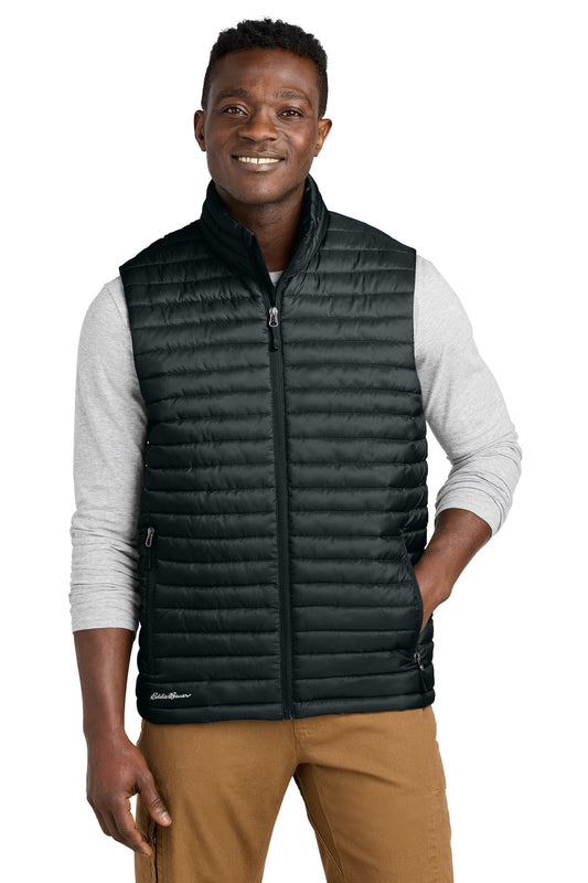 Eddie Bauer Packable Quilted Vest EB516 - EMBROIDERED