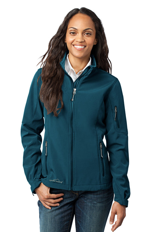 Eddie Bauer Women's Soft Shell Jacket. EB531 - EMBROIDERED