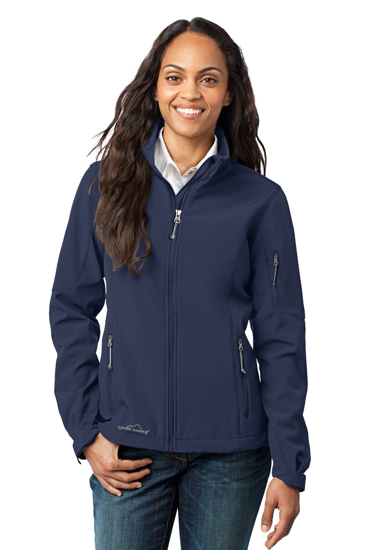 Eddie Bauer Women's Soft Shell Jacket. EB531 - EMBROIDERED