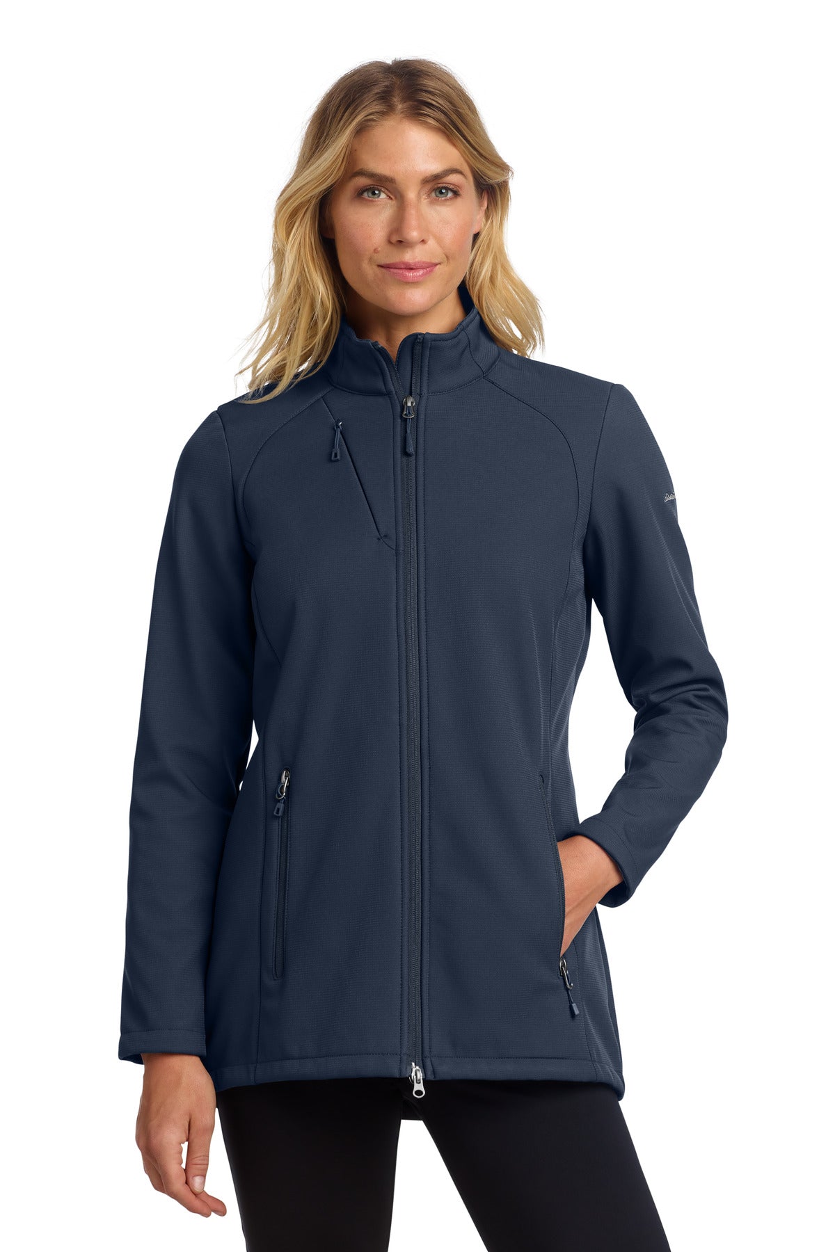 Eddie Bauer Women's Stretch Soft Shell Jacket EB545 - EMBROIDERED