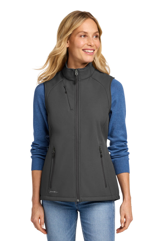 Eddie Bauer Women's Stretch Soft Shell Vest EB547 - EMBROIDERED