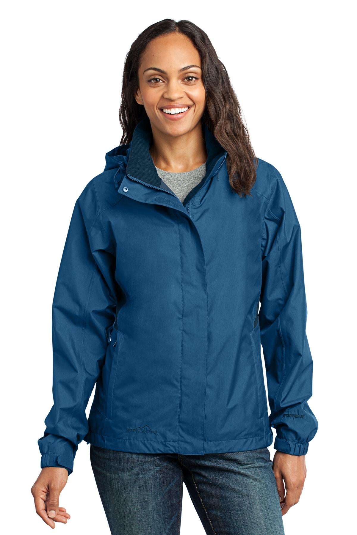 Eddie Bauer Women's Rain Jacket. EB551 - EMBROIDERED