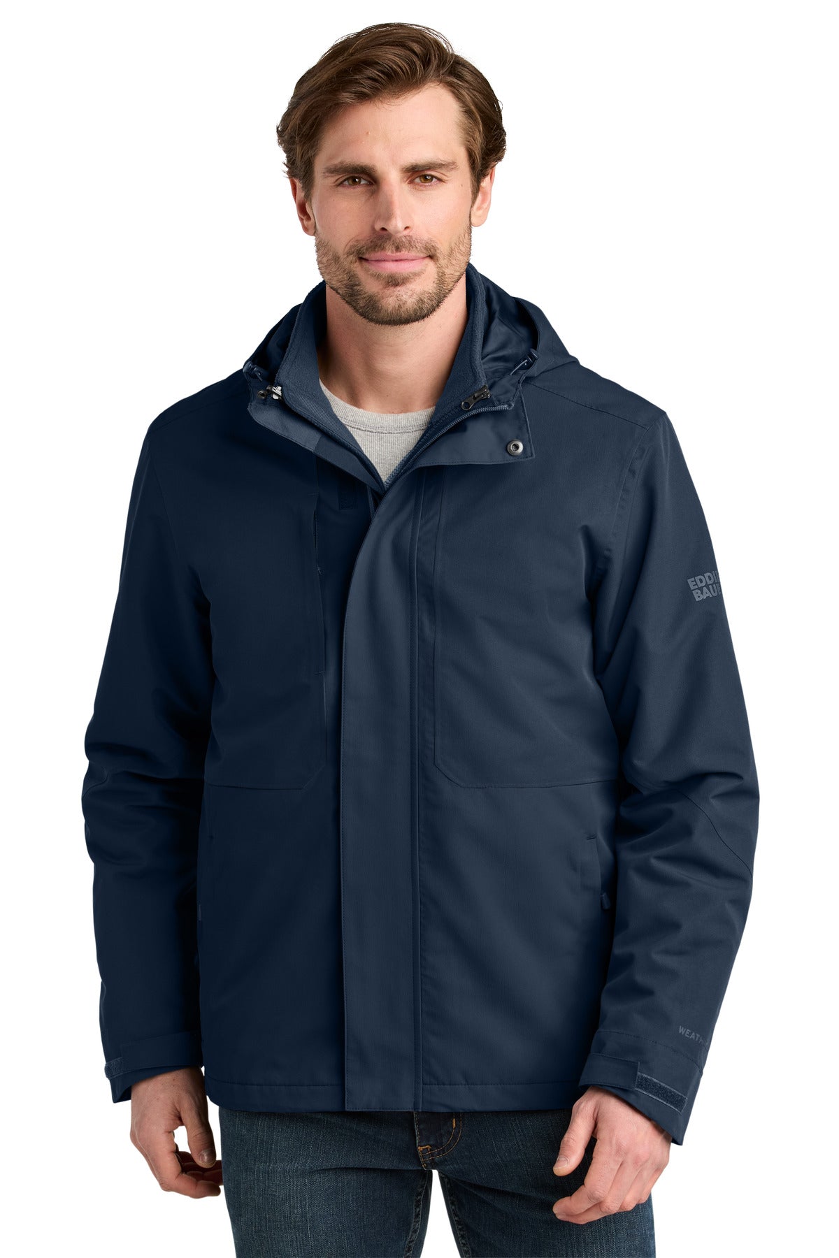 Eddie Bauer WeatherEdge Ridge 3-in-1 Jacket EB658 - EMBROIDERED