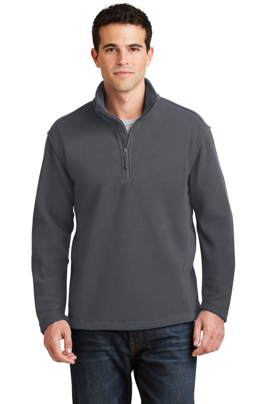 Port Authority Value Fleece 1/4-Zip Pullover. F218 - EMBROIDERED