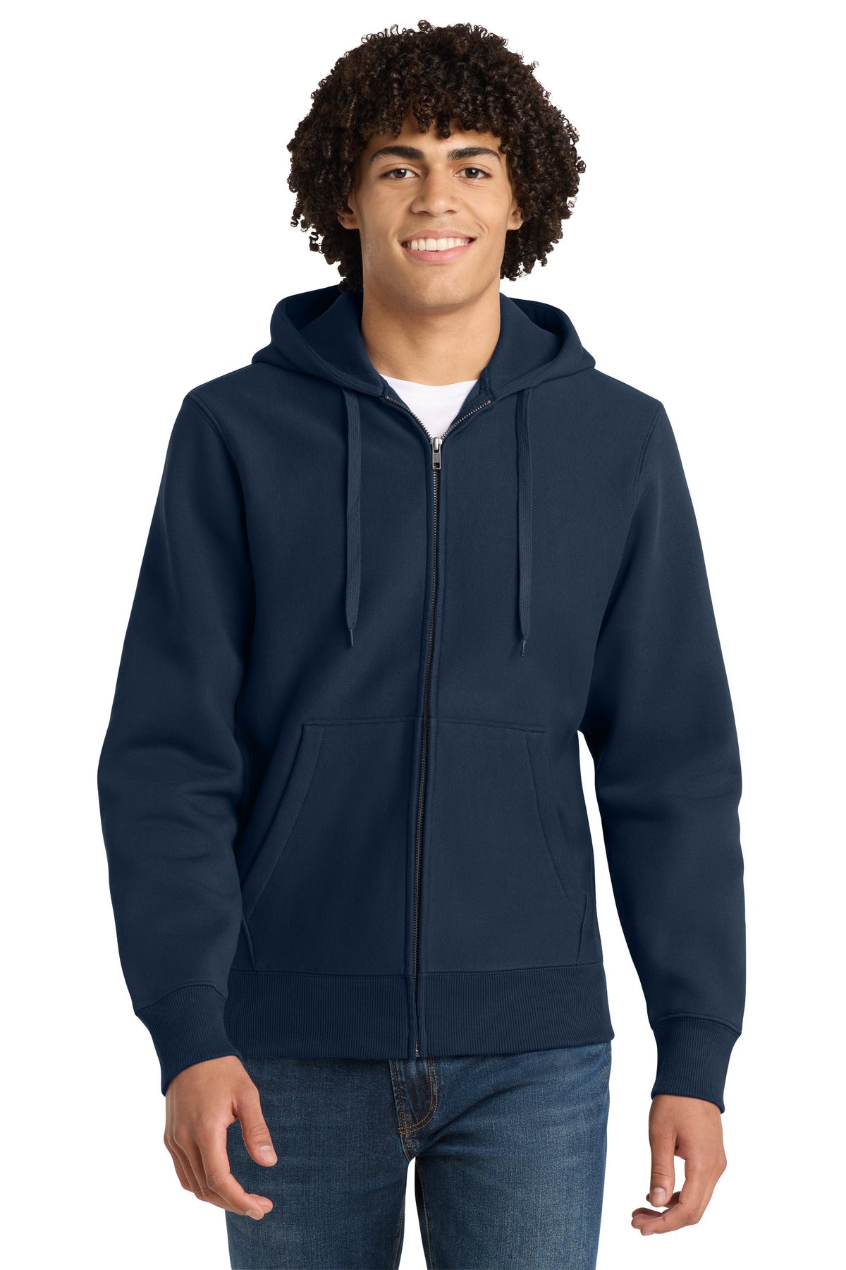 Sport-Tek Super Heavyweight Full-Zip Hooded Sweatshirt. F282 - EMBROIDERED