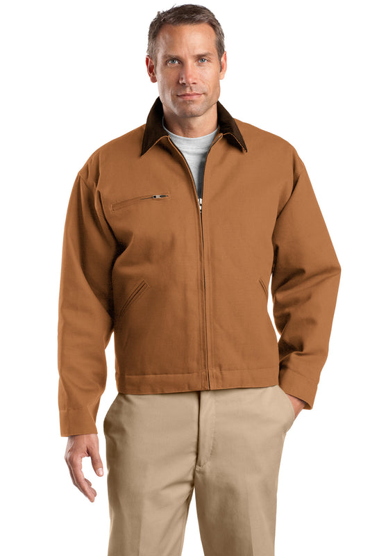 CornerStone Tall Duck Cloth Work Jacket. TLJ763 - EMBROIDERED