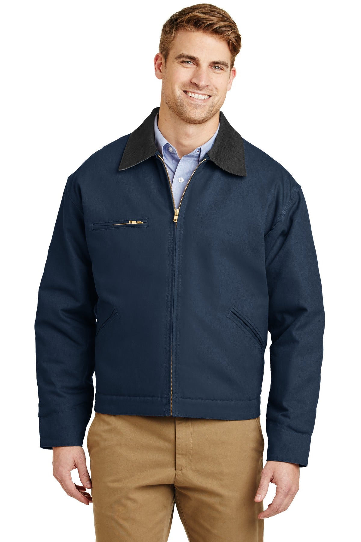 CornerStone - Duck Cloth Work Jacket. J763 - EMBROIDERED