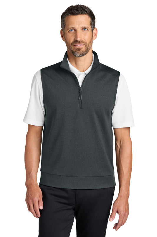 Port Authority C-FREE Double Knit 1/4-Zip Vest K880V - EMBROIDERED