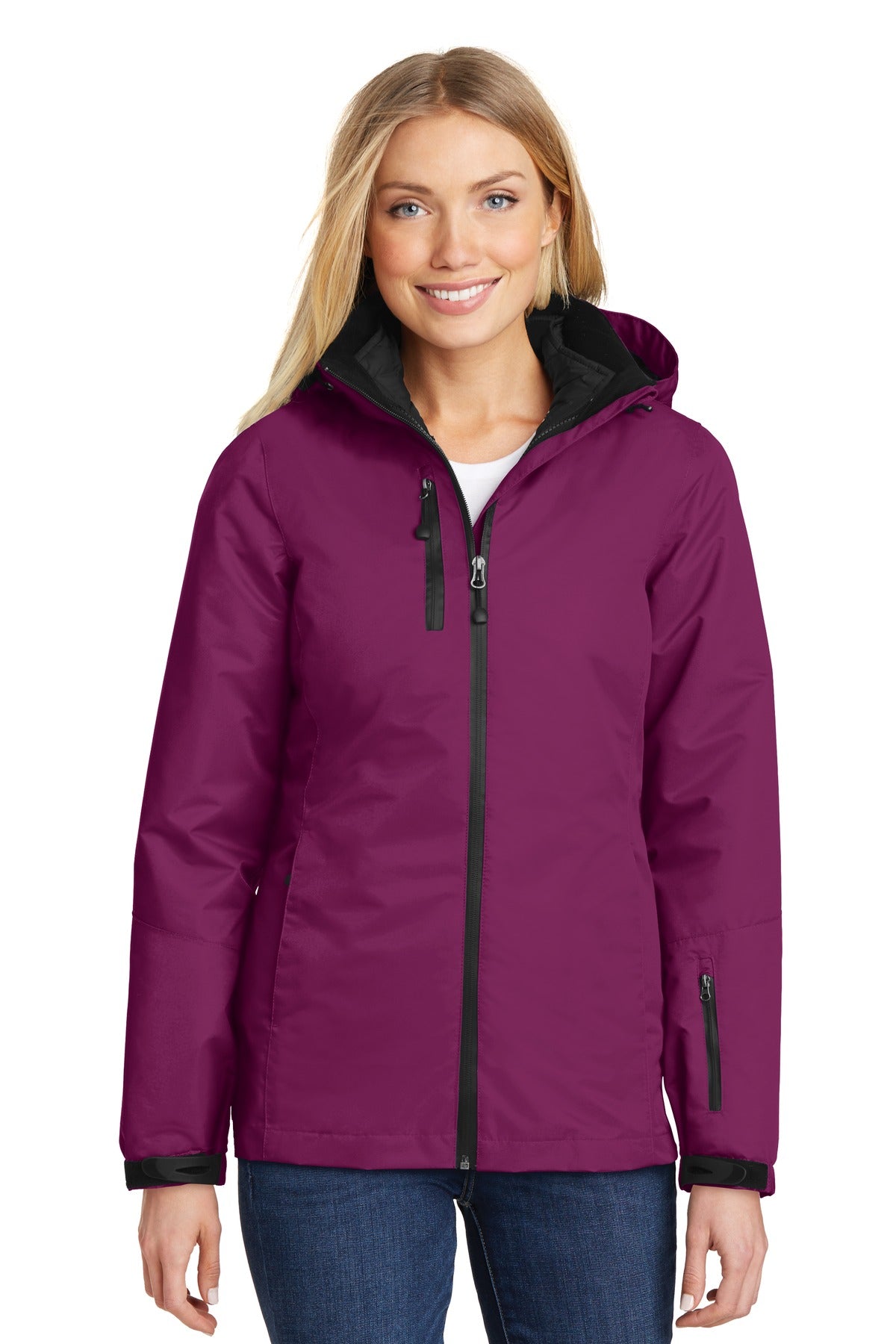 Port Authority Women's Vortex Waterproof 3-in-1 Jacket. L332 - EMBROIDERED