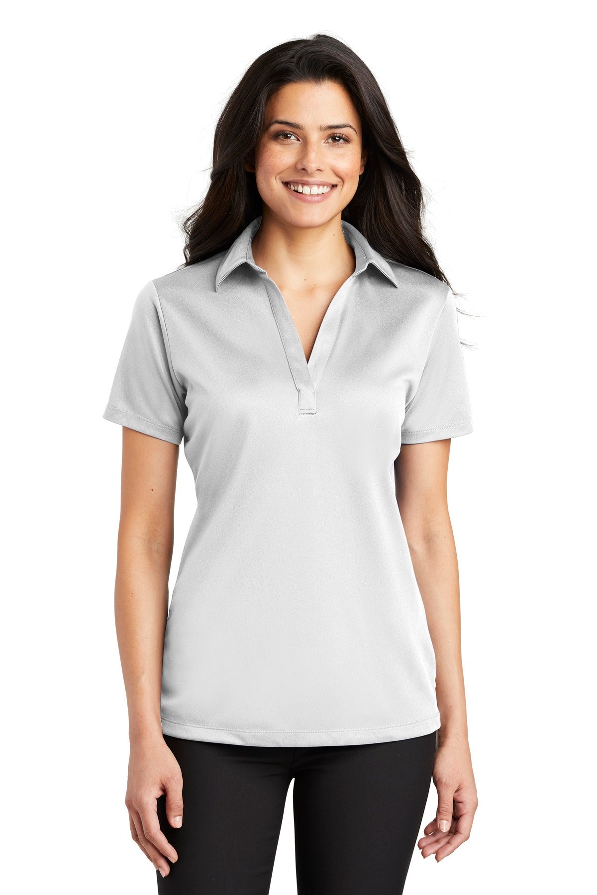 Port Authority Women's Silk Touch‚ Performance Polo. L540 - EMBROIDERED