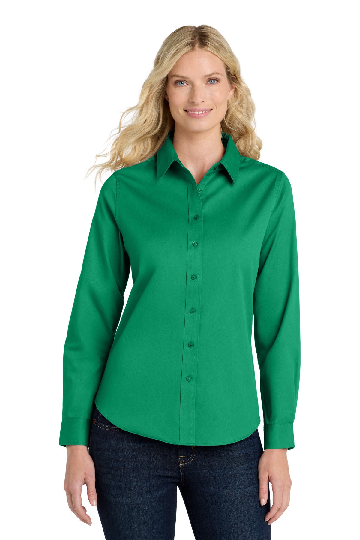 Port Authority Women's Long Sleeve Easy Care Shirt. L608