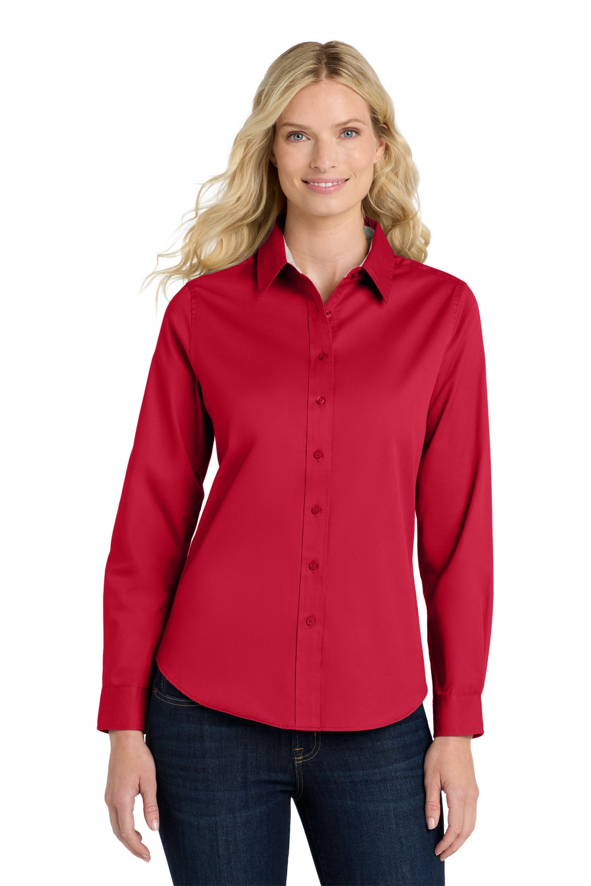 Port Authority Women's Long Sleeve Easy Care Shirt. L608